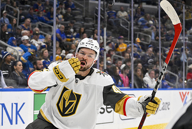 Hertl gólem pečetil výhru Vegas, Pastrňák a Zacha asistovali u vítězství Bostonu