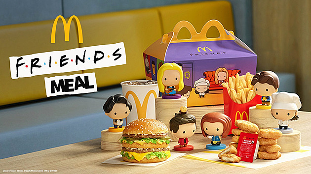 Šestice Přátel míří do McDonald’s. Limitované menu láká na figurky a nostalgii