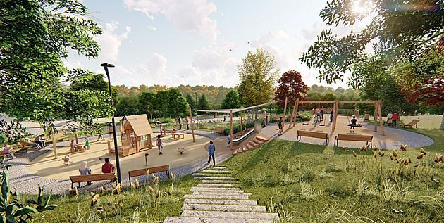 Pohrát si i smočit nohy. V Třebíči vzniká krajinářský park s jezírkem a atrakcemi
